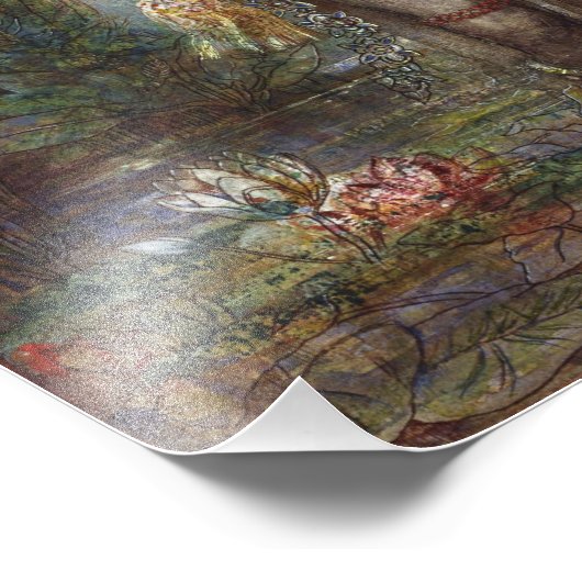 Sacred Elephant van Gustave Moreau Foto Afdruk (Hoek)