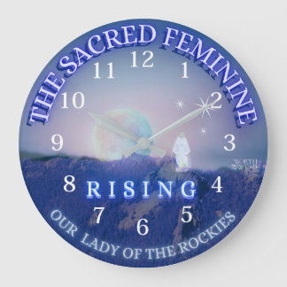 Sacred Feminine Rising - Mother Mary Wall Clock Grote Klok