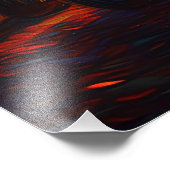 Sacred Fire Beneath the Starry Night Foto Afdruk (Hoek)