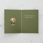 Sacred Fish of Saint Dwynwen's Well in Wales Kaart (Binnen)