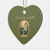 Sacred Fish of Saint Dwynwen's Well in Wales Keramisch Ornament (Links)