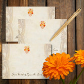 Sacred Floral Heart Mexican Baroque Muse Notitiekaartje