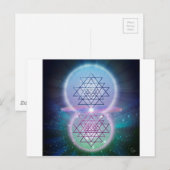 Sacred Geometry 7 Briefkaart (Voorkant / Achterkant)