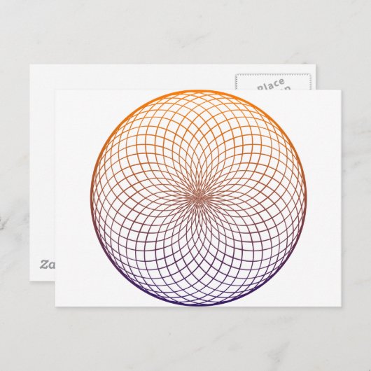 Sacred Geometry Briefkaart (Voorkant / Achterkant)