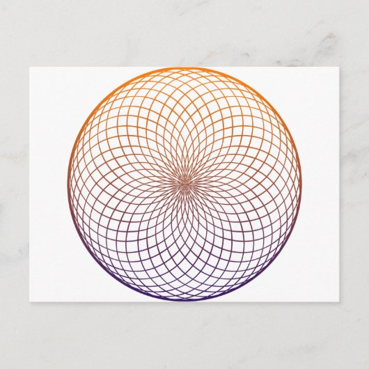 Sacred Geometry Briefkaart (Voorkant)