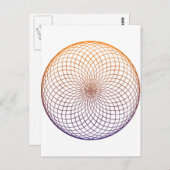 Sacred Geometry Briefkaart (Voorkant / Achterkant)