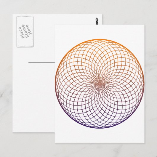 Sacred Geometry Briefkaart (Voorkant / Achterkant)