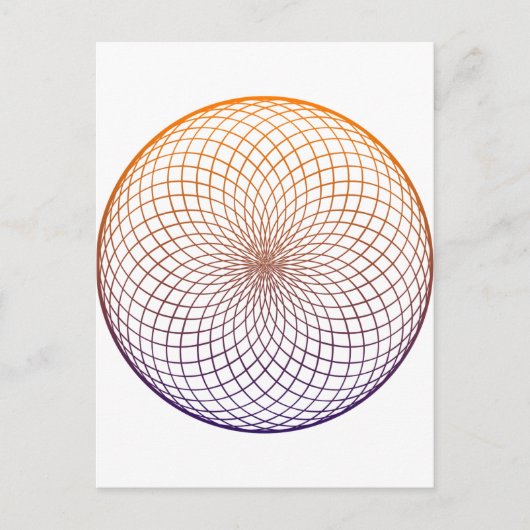 Sacred Geometry Briefkaart (Voorkant)