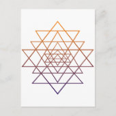 Sacred Geometry Briefkaart (Voorkant)