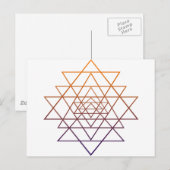 Sacred Geometry Briefkaart (Voorkant / Achterkant)