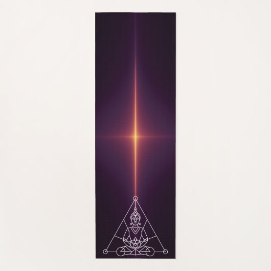 Sacred Geometry Buddha Yogamat (Voorkant)