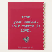 Sacred Geometry Elephant Original ART Planner (Achterkant)