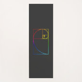 Sacred Geometry Fibonacci Spiral Yogamat (Voorkant)