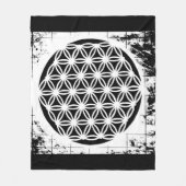 Sacred Geometry Fleece Deken (Voorkant)
