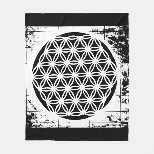 Sacred Geometry Fleece Deken (Voorkant)