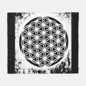 Sacred Geometry Fleece Deken (Voorkant (Horizontaal))