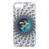 Sacred Geometry Fractal met Yin-Yang en OM Case-Mate iPhone Case (Achterkant)