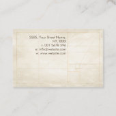 Sacred Geometry Golden Spiral - Boom Branch Visitekaartje (Achterkant)