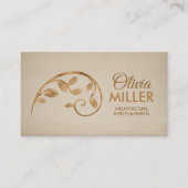 Sacred Geometry Golden Spiral Branch Visitekaartje (Voorkant)