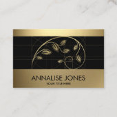 Sacred Geometry - Golden Spiral Branch Visitekaartje (Voorkant)