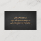 Sacred Geometry Golden Spiral Branch Visitekaartje (Achterkant)