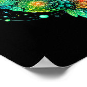 Sacred Geometry Hummingbird Mystic Celestial Desig Poster (Hoek)