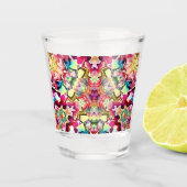 Sacred Geometry Kaleidoscope Shot Glass Shot Glas (Voorkant)