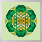 Sacred Geometry Mandala 1 Poster (Voorkant)