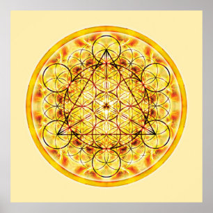 Sacred Geometry Mandala 2 Poster