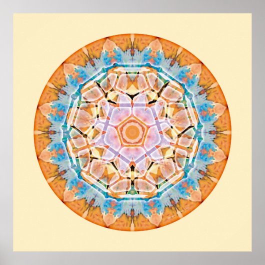 Sacred Geometry Mandala 5 Poster (Voorkant)