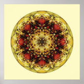 Sacred Geometry Mandala 6 Poster (Voorkant)