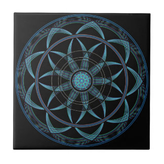 Sacred Geometry Mandala - Bliss Tegeltje