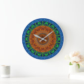 Sacred Geometry Mandala Clock Grote Klok (Huis)