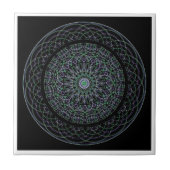 Sacred Geometry Mandala Tegeltje (Voorkant)