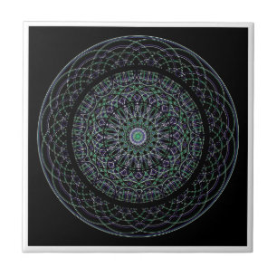 Sacred Geometry Mandala Tegeltje