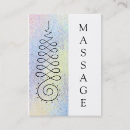 *~* Sacred Geometry Massage Enlightendel Visitekaartje