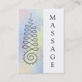 *~* Sacred Geometry Massage Enlightendel Visitekaartje (Voorkant)