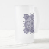 Sacred Geometry Matglas Bierpul (Voorkant rechts)