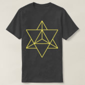 Sacred Geometry Merkaba Zen Yoga 1 T-shirt (Design voorkant)