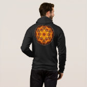 Sacred Geometry - Metatron Cube - Flower of Life Hoodie (Achterkant volledig)