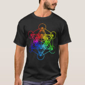 Sacred Geometry Metatron Cube T-Shirt (Voorkant)