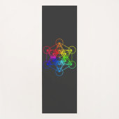 Sacred Geometry Metatron Cube Yogamat (Voorkant)