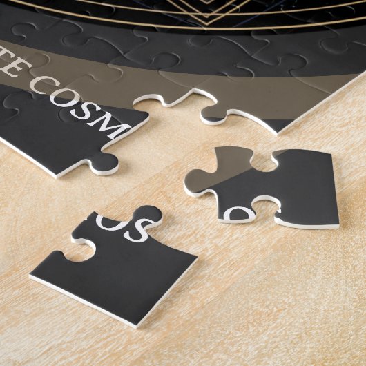 Sacred Geometry Nature Fusion • Mountains & Forest Legpuzzel (Zijkant)