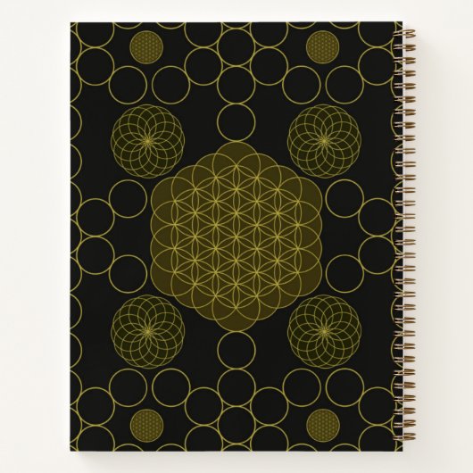 Sacred Geometry Notitieboek (Achterkant)