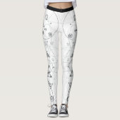 Sacred geometry patroon leggings (Voorkant)