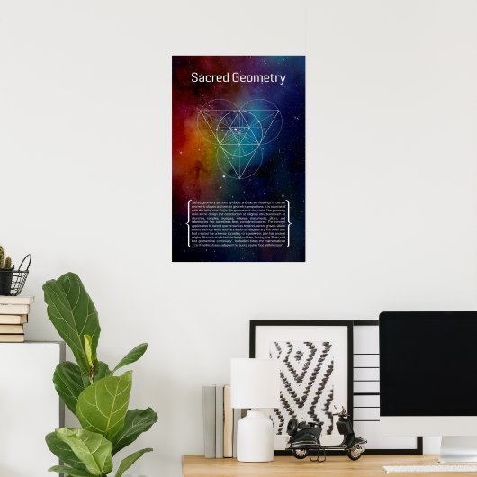 Sacred Geometry Poster (Thuiskantoor)