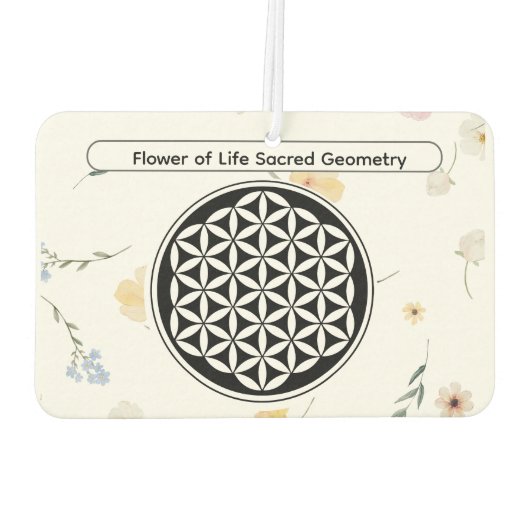 Sacred Geometry Protection Symbol Luchtverfrisser (Achterkant)