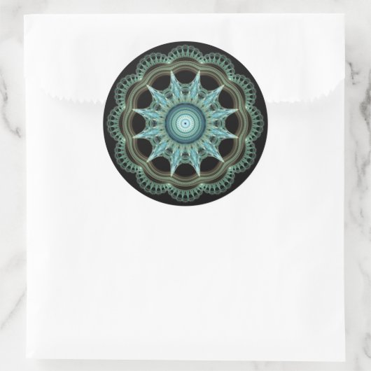 Sacred Geometry Ronde Sticker (Tas)