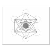 Sacred Geometry Rubberstempel (Afrduk)
