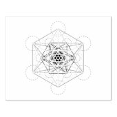 Sacred Geometry Rubberstempel (Afrduk)